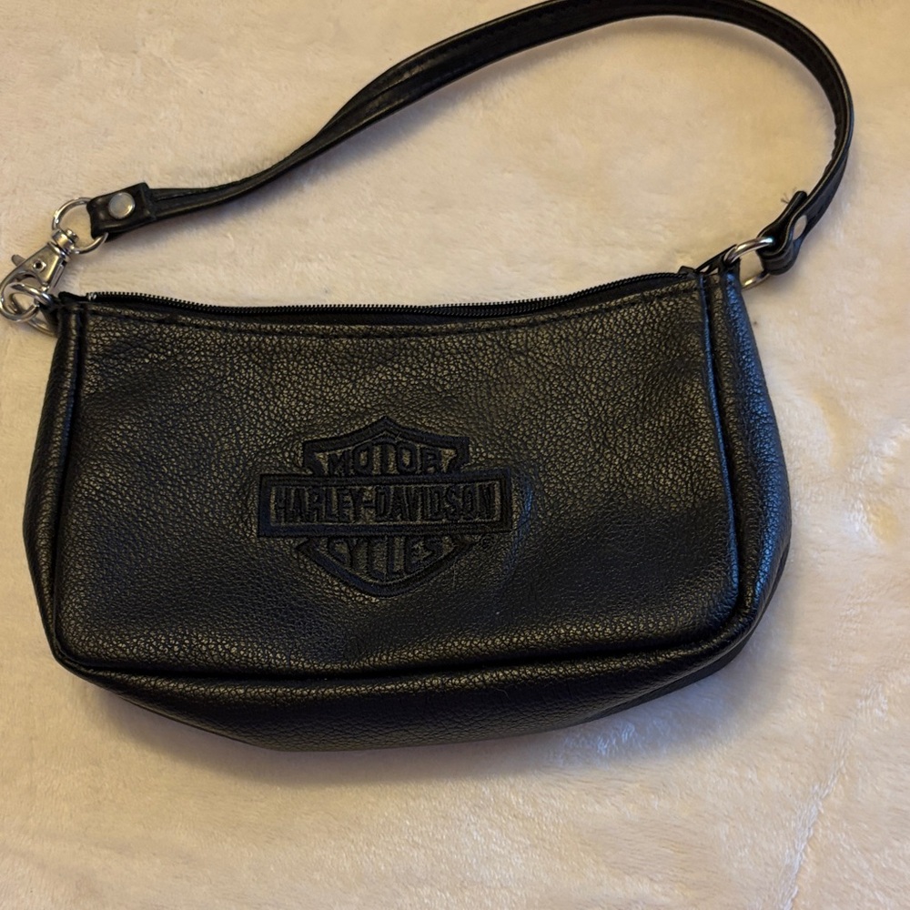 Harley-Davidson Black Leather  Bag